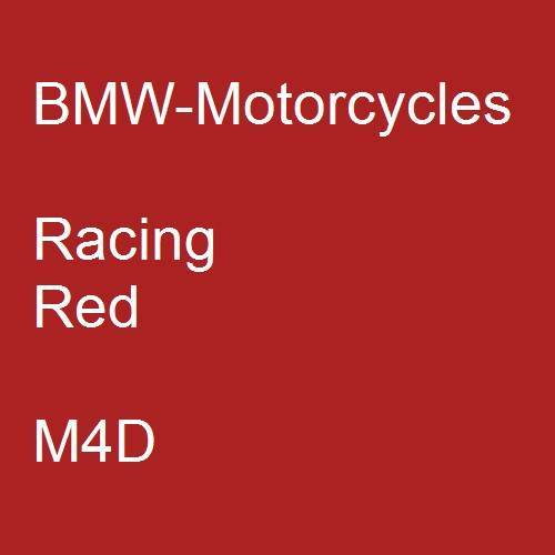 BMW-Motorcycles, Racing Red, M4D.